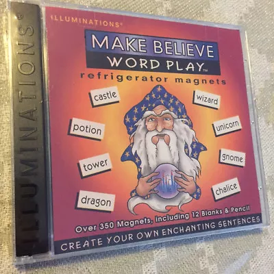 Make Believe Word Play Illuminations Refrigerator Magnets BRAND NEW SEALED RARE! • $45.51