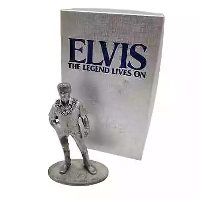 Hawaii Elvis Presley The Legend Lives On Perth Pewter Statue Figurine1977 Box 5  • $39.99