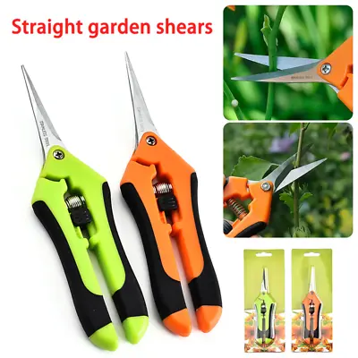 16.5cm Straight Blade Pruning Cut Shrub Tool Plant Horticulture Leaf Trimmer New • $10.99