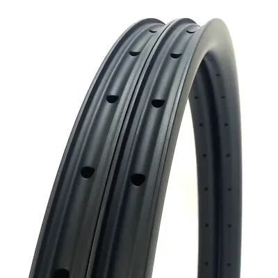 SALE Asymmetric 35mm Width Carbon Fiber 29  Mountain Bike Clincher Rim 1PAIR • $299