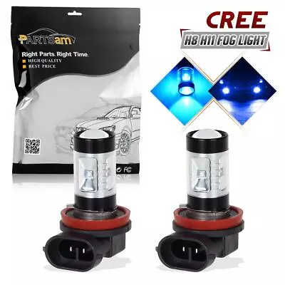 2x H8/H11/H9 Cree 60W Led Replacement Fog Driving Light Blue Led For Chevy • $11.89