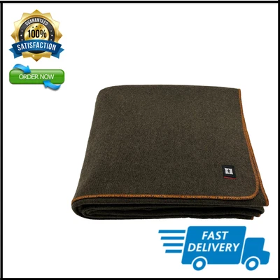 $60.91 • Buy Military Wool Blanket, 90  X 66 , 100 Percent Wool Blanket