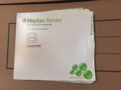 (Box Of 5) MOLNLYCKE Mepilex Border 6 X6  295400 Wound Dressing  • $32.50
