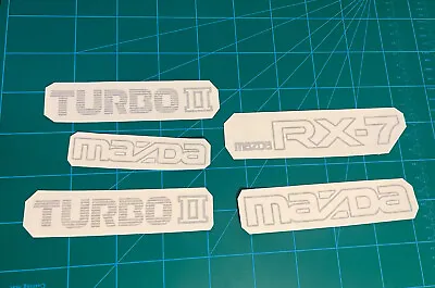 1986-1991 2nd Gen Fc Mazda Rx-7 Turbo Decals Stickers Kit • $20