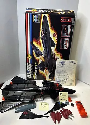 Vtg 1986 GI Joe Cobra Night Raven S³P Strato Viper Complete IMMACULATE BOX R1 • $399.99