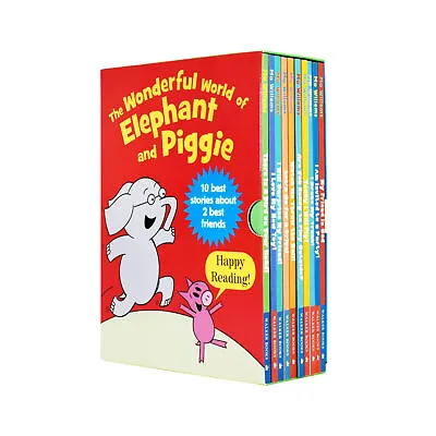 The Wonderful World Of Elephant And Piggie 10 Bks Box Set By Mo Willems - 4+ -PB • $47.99