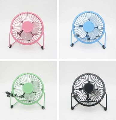 £4.99 • Buy Mini USB Desk Fan Quiet Personal Cooler USB Powered Portable Table Fan 4 