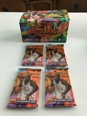 1993-94 Topps Finest Basketball Box - 4 Jumbo Packs JORDAN SHAQ Refractors • $340