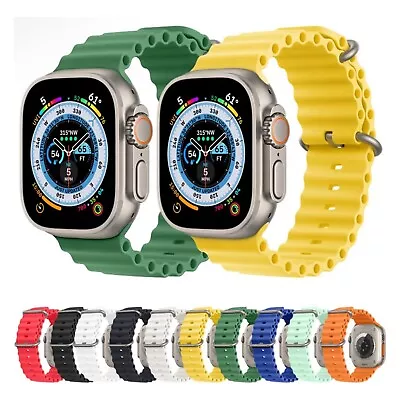 Ocean Band Strap For Apple Watch Ultra 2 IWatch Series 9 8 7 SE 40/44/41/45/49mm • $4.50