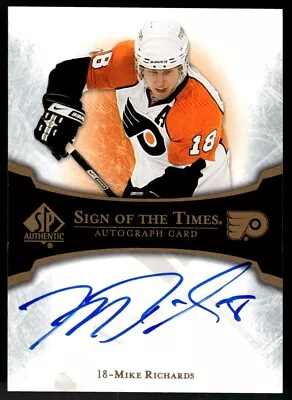 2007-08 SP Authentic Sign Of The Times Mike Richards Philadelphia Flyers #ST-RI • $7.99