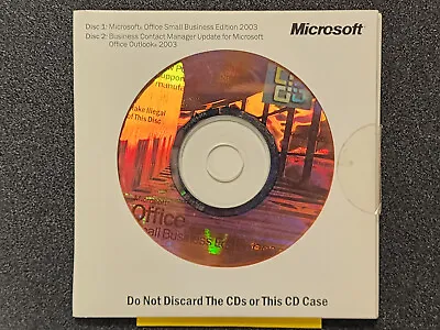 Microsoft Office Small Business Edition 2003 W/Business Contact Manager OEM CD • $9.80