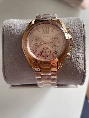 Michael Kors Runway Rose Gold Watch MK5799 BRAND NEW NEVER USED FREE SHIPPING • $195