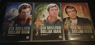 The Six Million Dollar Man Seasons 2 3 & 5 W/ Complete Series Box READ... • $39.95
