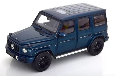 1/18 Mercedes Benz G63 AMG (W463) Blue Diecast Model Car By Minichamps 110037100 • $239.89