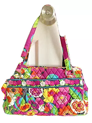 Vera Bradley VA VA Bloom TOTE SHOULDER BAG MEDIUM LOTS OF POCKETS EUC • $32.99