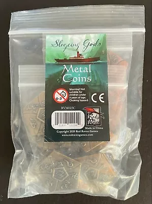 Metal Coins For SLEEPING GODS From Red Raven Games NEW • $44.95