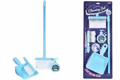 £8.99 • Buy Kids Cleaning Sweeping Play Set Broom Brush Dustpan Childrens Pretend Toy