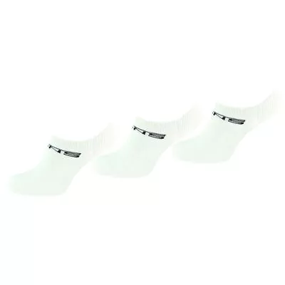 Vans Off The Wall 3-Pack Graphic Logo White No Show Socks VYBSWHT • £6.99