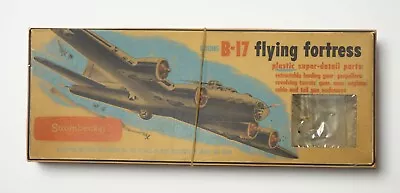 Strombecker Vintage Balsa Model Boeing B-17 Flying Fortress 17 1/2  Kit C77-298 • $75