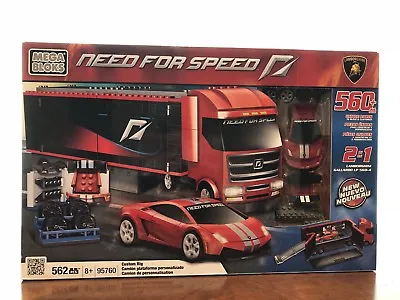 Mega Bloks - Need For Speed 95760 - Custom Rig 2 In 1 Lamborghini - New & Sealed • $219.99