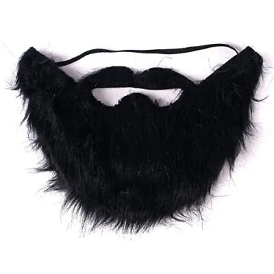 Funny Halloween Party Fake Beard Mustache Facial Hair • $14.29