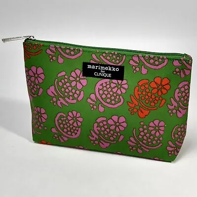 Clinique Marimekko Makeup Cosmetic Travel Case Bag Top Zipper Pouch NOS Bag Only • $5.95