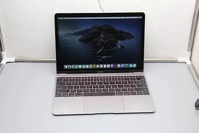 2017 Apple MacBook 12  Intel 1.1GHz 8GB RAM 256GB SSD Space Gray A1534 ****READ • $209.99