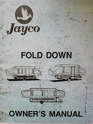 Jayco Pop-Up Tent Trailer RV Camper Owners Manual Recreational Vehicle • $102.70