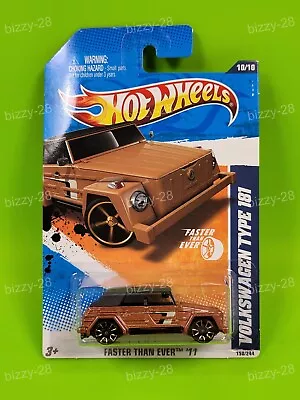 Hot Wheels FASTER THAN EVER '11 ~ VOLKSWAGEN TYPE 181 (Bronze) (150/244) V5211 • $9.95