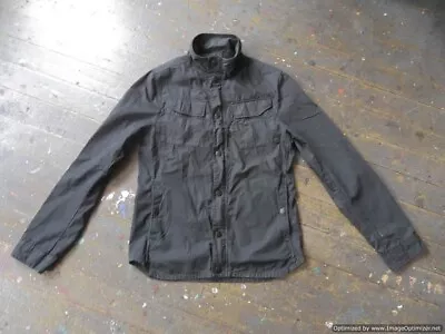 G-Star Raw Cargo Line Mens Medium Filch Combat Overshirt Long Sleeve Black • $44