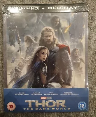 Marvel Thor: The Dark World 4K Blu-ray Zavvi Exclusive Steelbook NEW SEALED • £39.99