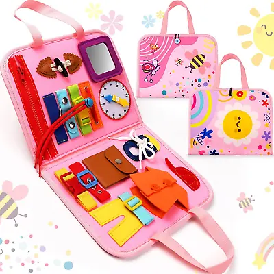 £13.50 • Buy Busy Board For Toddlers, Montessori Toys For 1 2 3 4 Year Old Girls Toys Age Kid