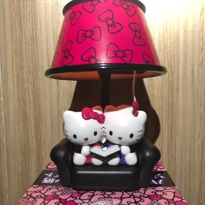 Hello Kitty Room Light Lamp Ribbon Pattern Sofa Type Pink Sanrio Rare Prize Item • £98.38