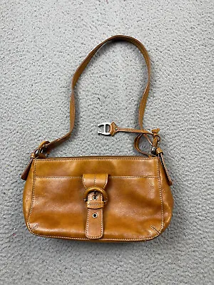 Etienne Aigner Bag Handbag Purse Camel Tan Brown Genuine Leather • $18.79