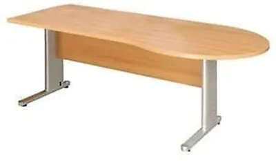 £149 • Buy Ascot 1800mm P Top Wooden Desk With Meeting End - Perfect For Home Office!