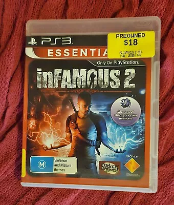 Sony PlayStation 3 PS3 Game - InFamous 2 (Essentials) • $11.90