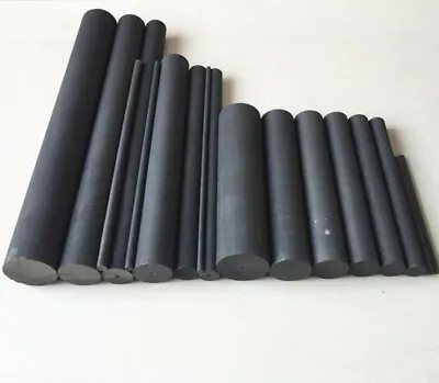 High Purity Graphite Round Rod Bar Graphite Electrode High Temperature Resistant • $624.14