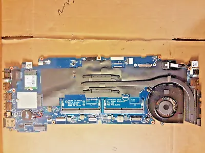 Dell Lat 5500  LA-G901P Laptop Motherboard I5 9JX73 1.60GHz FANPLEASE READ • £45.99