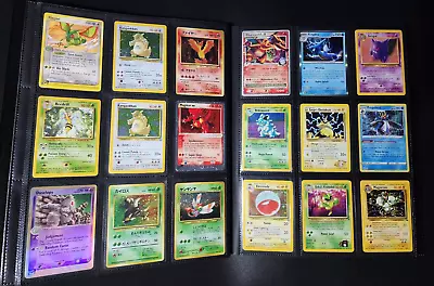 Vintage Pokemon Card Collection Lot Binder Charizard Moltres Pinsir Nidoqueen • $100