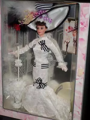 1995 Barbie Audrey Hepburn Eliza Doolittle My Fair Lady At Ascot Lace Gown 15497 • $44.95