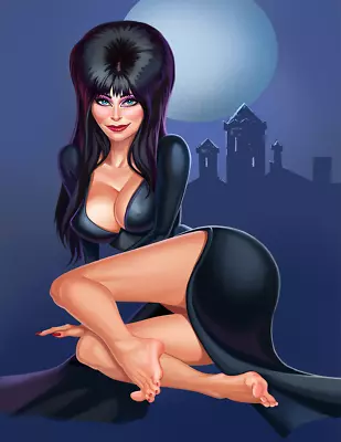 Elvira #6 Photo Print - Mistress Of The Dark Game Art Figure Figurine Statue • $9.99