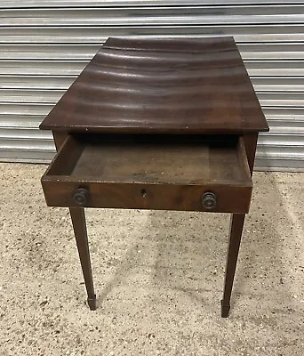 Antique Edwardian 1900 Mahogany Single Drawer Table  • £220