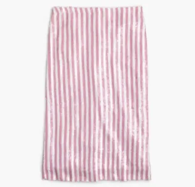 J. Crew Collection $695 Pink Striped Sequin Skirt Size 0 G3573 • $275