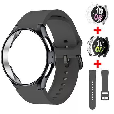 Case+band For Samsung Galaxy Watch 4 Classic 46mm 42mm 44mm 40mm Smartwatch Band • $15.11