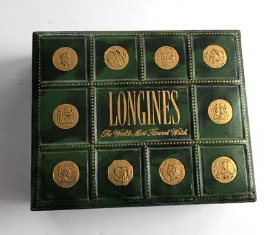 Vintage 1950's Green Longines Presentation Wristwatch Box • $9.95