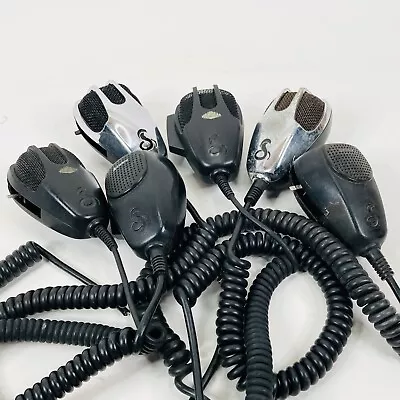 Cobra CB Radio Mic Microphones Lot Of 6 Mics For Parts Or Repair As Pictured • $29.80