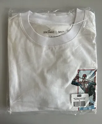 Marvel X Bait Spider Man 2 'Swinging' Tee Shirt White Brand New With Tags • $12