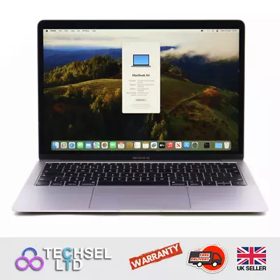 Apple MacBook Air 13  Inch (2018) 1.6 GHz I5 8GB RAM 128GB SSD A1932 Sonoma • £379.99