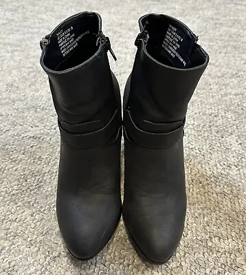 $15 • Buy Women’s Just Fab Ankle Boots Black Size 7.5 Excellent Condition
