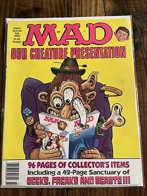 Mad Magazine Our Creature Presentation Fall 1990 Super Special Jaws And Gremlin • $4.99